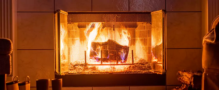 Mendota Hearth Landscape Fireplace Installation in Bowling Green, Ohio