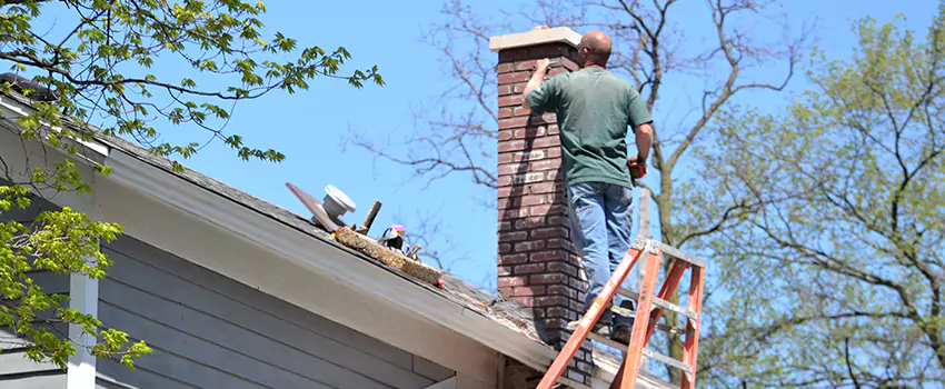 Vinyl and PVC Chimney Flashing Installation in Bowling Green, OH
